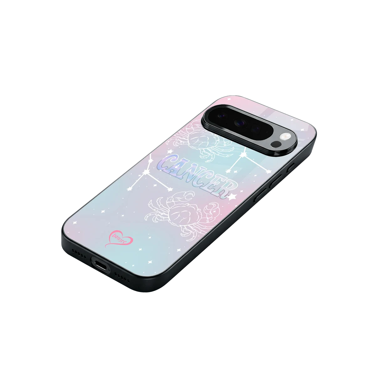 Cancer Aura stylish phone case for google pixel 10 pro xl | glossy glass and slim fit