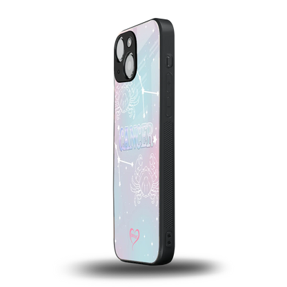 Cancer Aura iphone 13 mini mobile cover | shockproof glass phone case