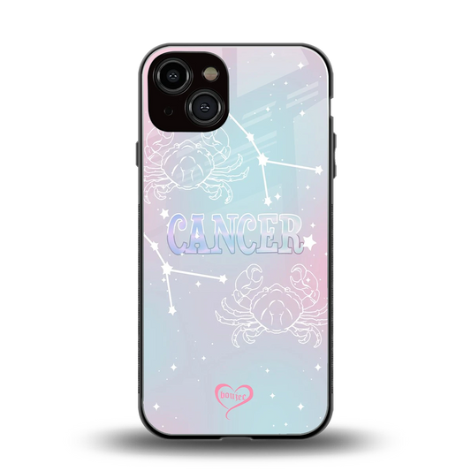 Cancer Aura back phone cover | glass case for iphone 13