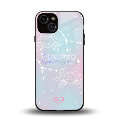 Cancer Aura back phone cover | glass case for iphone 14
