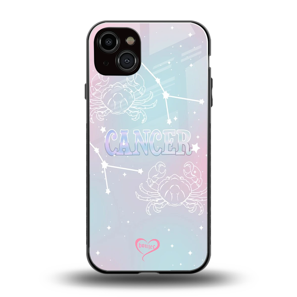 Cancer Aura back phone cover | glass case for iphone 14 plus