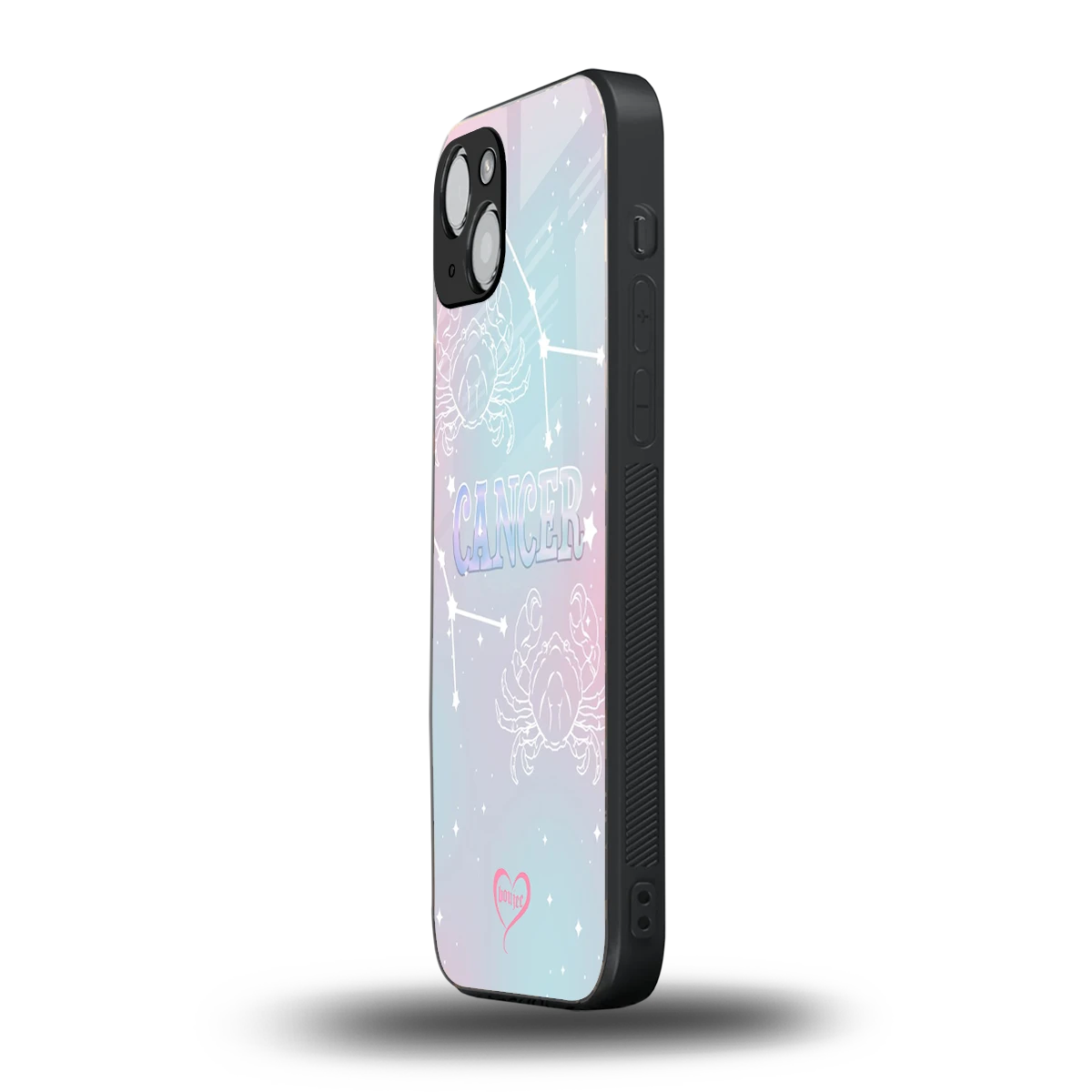 Cancer Aura iphone 15 mobile cover | shockproof glass phone case