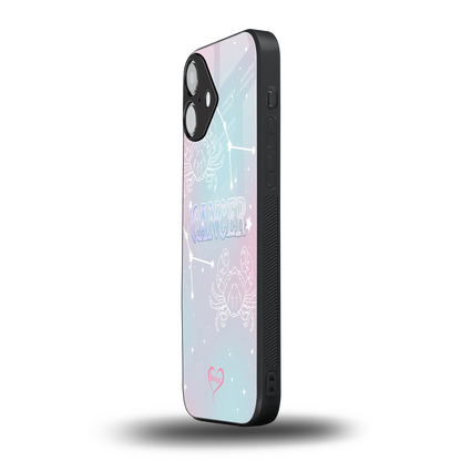 Cancer Aura iphone 16 plus mobile cover | shockproof glass phone case