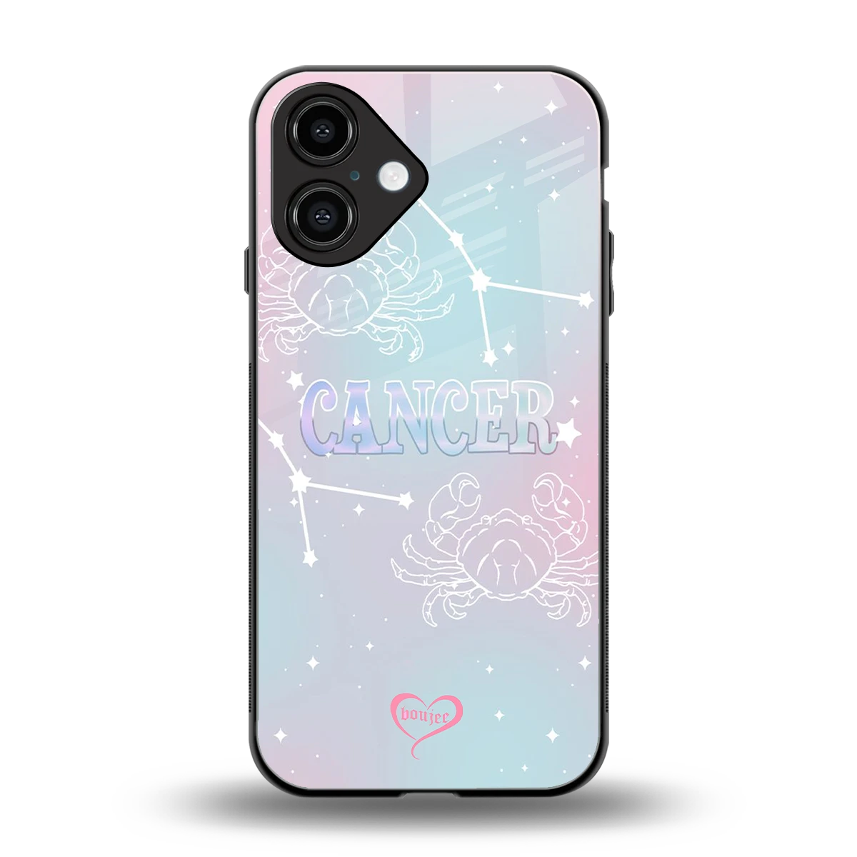 Cancer Aura back phone cover | glass case for iphone 16