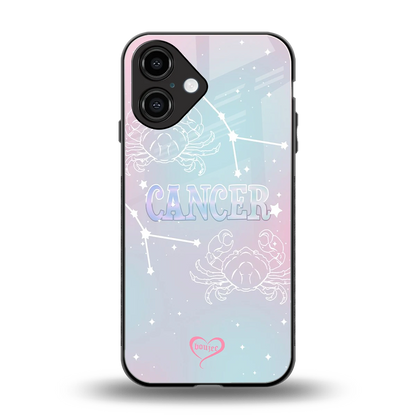 Cancer Aura back phone cover | glass case for iphone 16