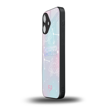 Cancer Aura iPhone 16 mobile cover | shockproof glass phone case