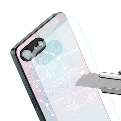 Cancer Aura stylish phone case for iphone 17e | glossy glass and slim fit