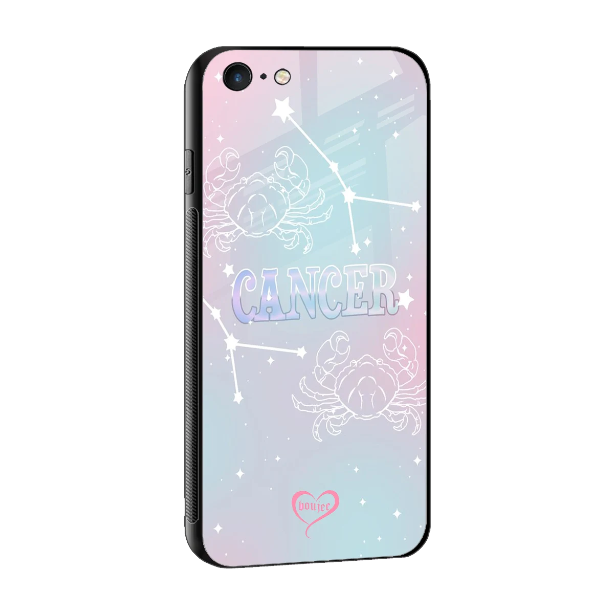 Cancer Aura sleek iphone 6 cover with tempered glass back and TPU edges