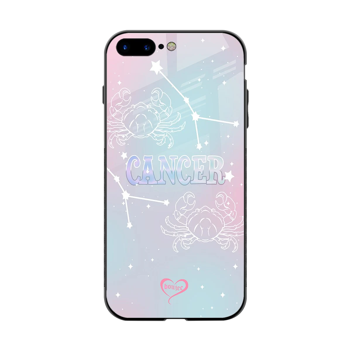 Cancer Aura back phone cover | glass case for iphone 8 plus