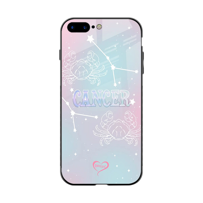 Cancer Aura back phone cover | glass case for iphone 8 plus