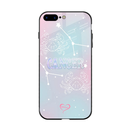 Cancer Aura back phone cover | glass case for iphone 8 plus