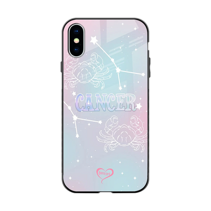 Cancer Aura back phone cover | glass case for iphone x