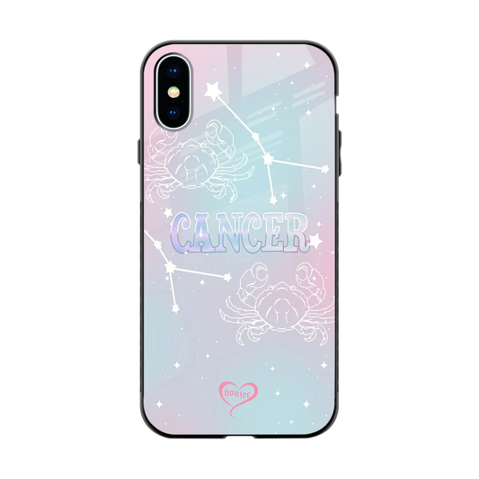Cancer Aura back phone cover | glass case for iphone xs