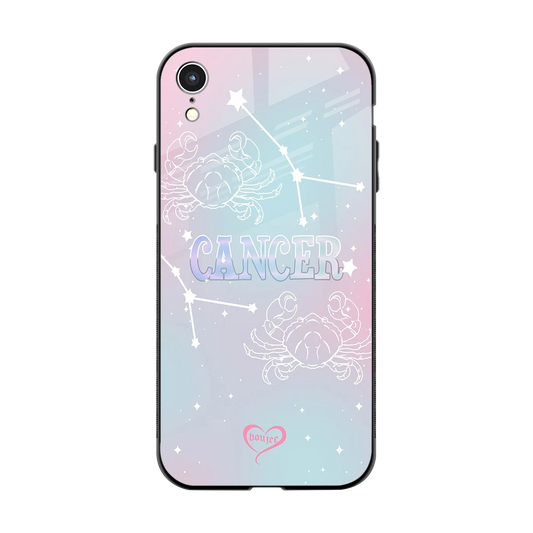 Cancer Aura back phone cover | glass case for iphone xr