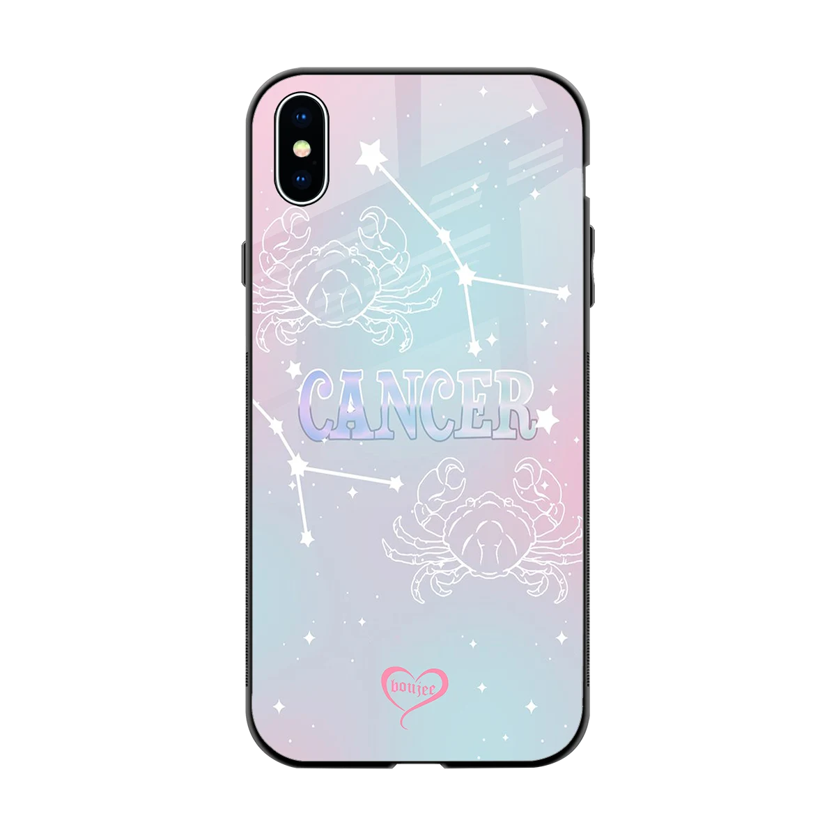 Cancer Aura back phone cover | glass case for iphone xs max