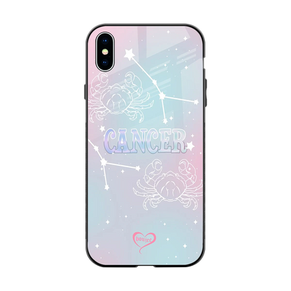 Cancer Aura back phone cover | glass case for iphone xs max