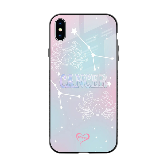 Cancer Aura back phone cover | glass case for iphone xs max