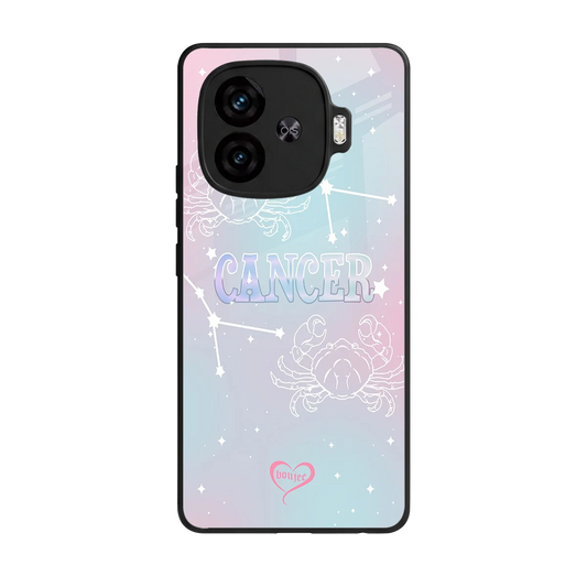 Cancer Aura back phone cover | glass case for iqoo neo 10r 5g