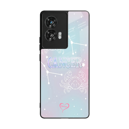 Cancer Aura back phone cover | glass case for motorola edge 50 fusion