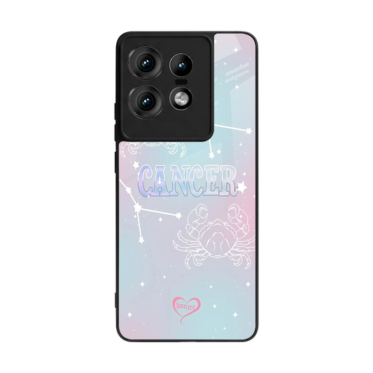 Cancer Aura back phone cover | glass case for motorola edge 50 pro