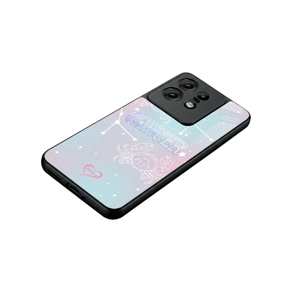 Cancer Aura stylish phone case for motorola edge 50 pro | glossy glass and slim fit