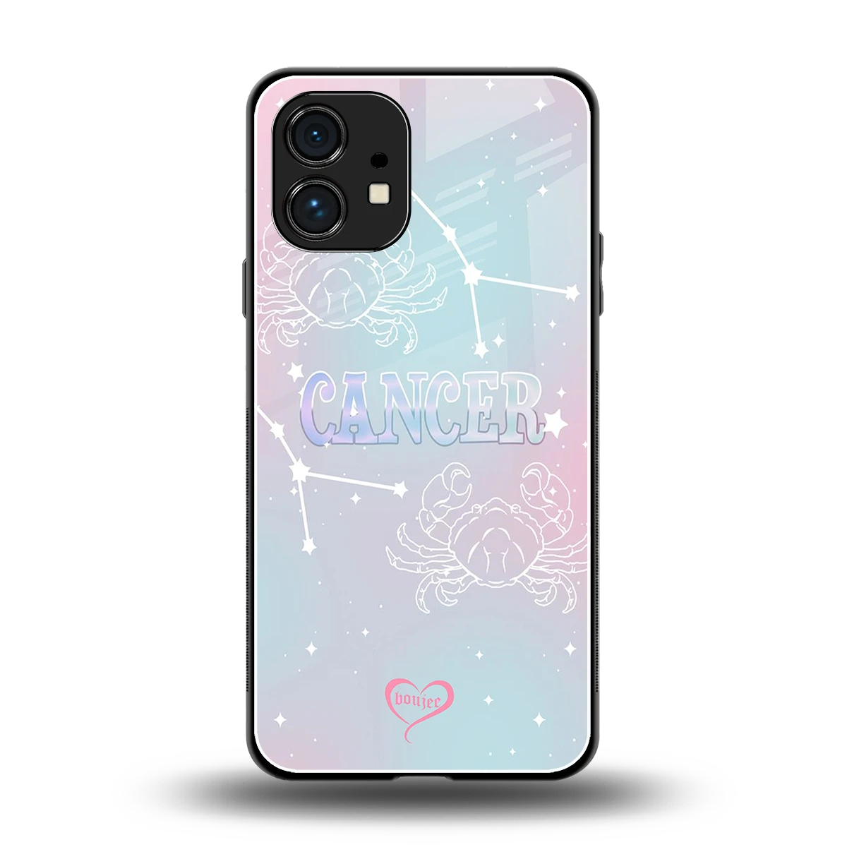 Cancer Aura back phone cover | glass case for nothing phone 1
