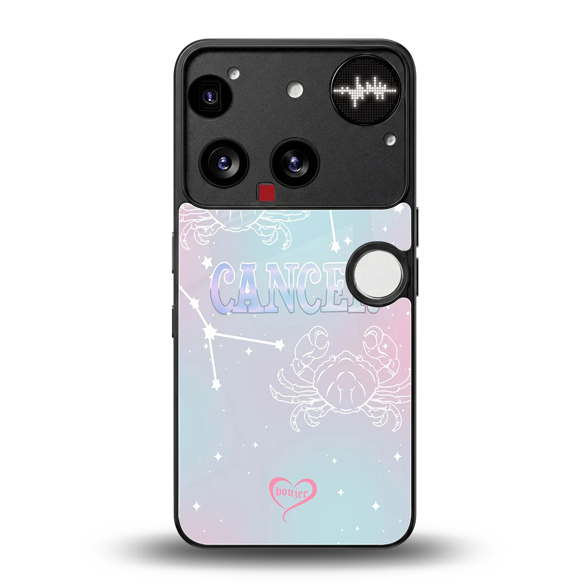 Cancer Aura back phone cover | glass case for nothing phone 3