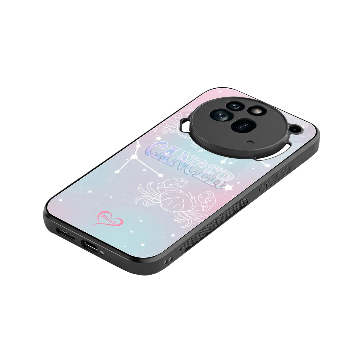 Cancer Aura stylish phone case for nothing phone 3a pro | glossy glass and slim fit