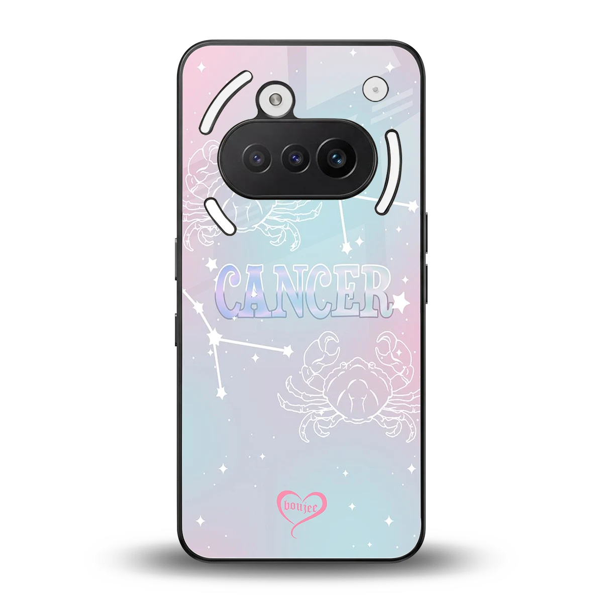 Cancer Aura back phone cover | glass case for nothing phone 3a