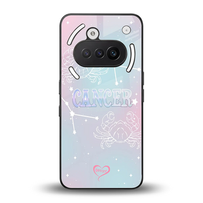 Cancer Aura back phone cover | glass case for nothing phone 3a