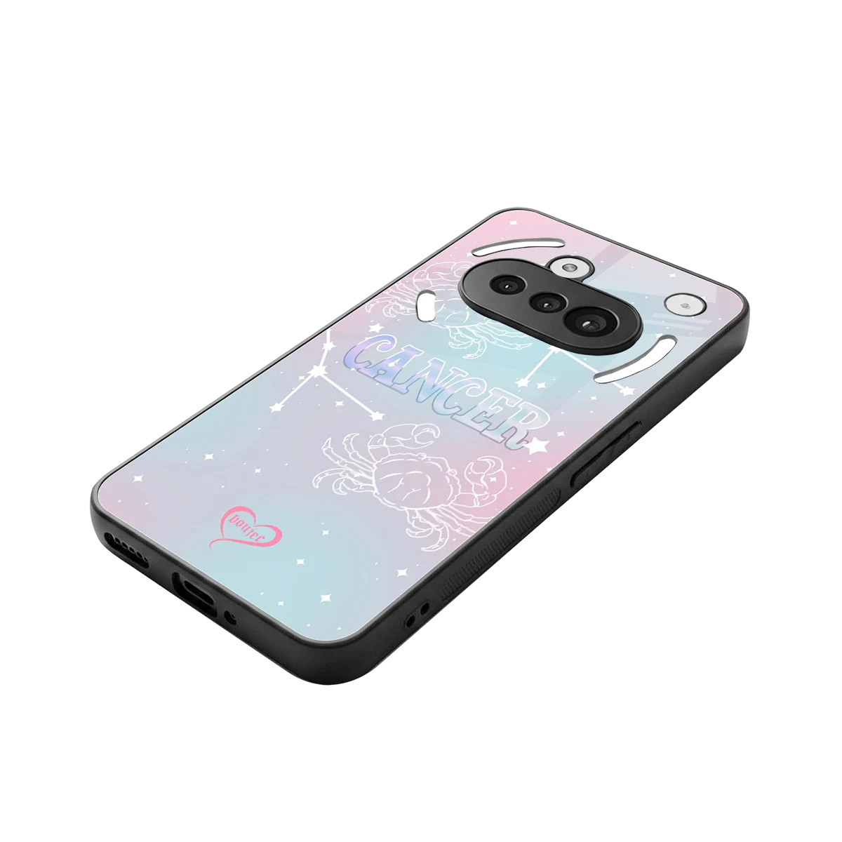 Cancer Aura stylish phone case for nothing phone 3a | glossy glass and slim fit