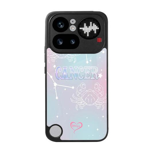 Cancer Aura back phone cover | glass case for nothing phone 4a pro