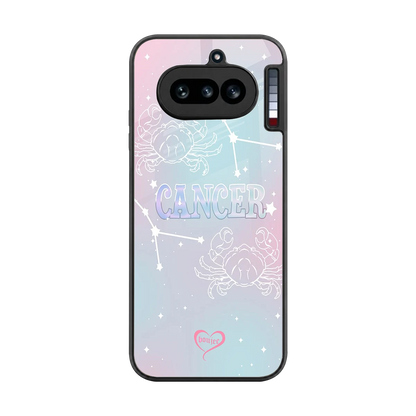 Cancer Aura back phone cover | glass case for nothing phone 4a