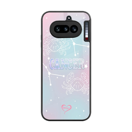 Cancer Aura back phone cover | glass case for nothing phone 4a