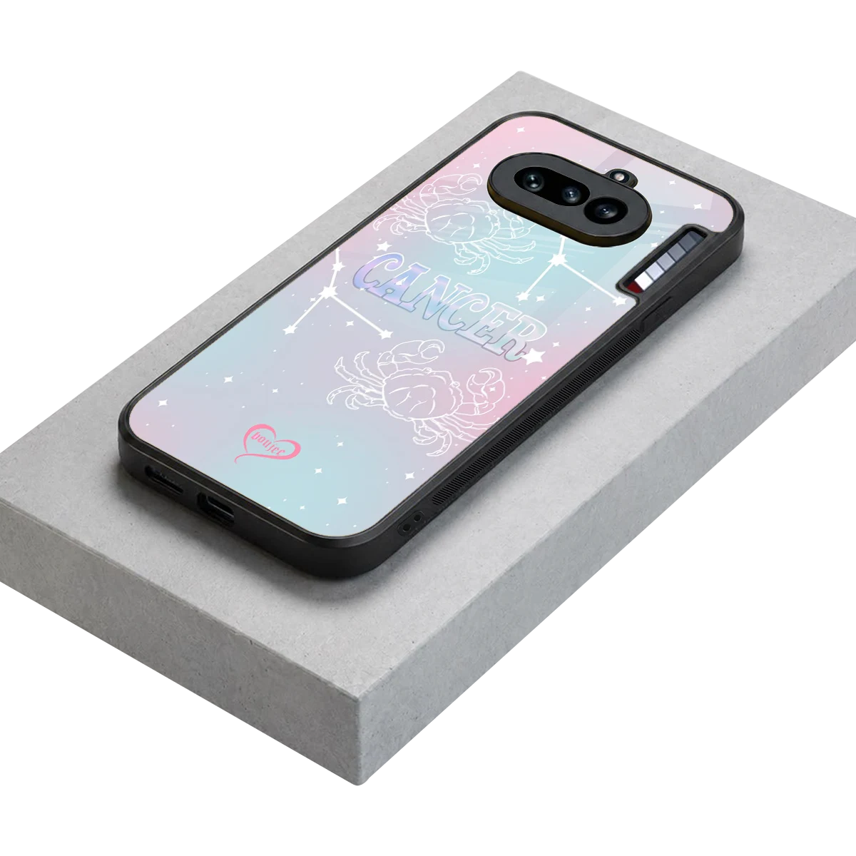 Cancer Aura stylish phone case for nothing phone 4a | glossy glass and slim fit