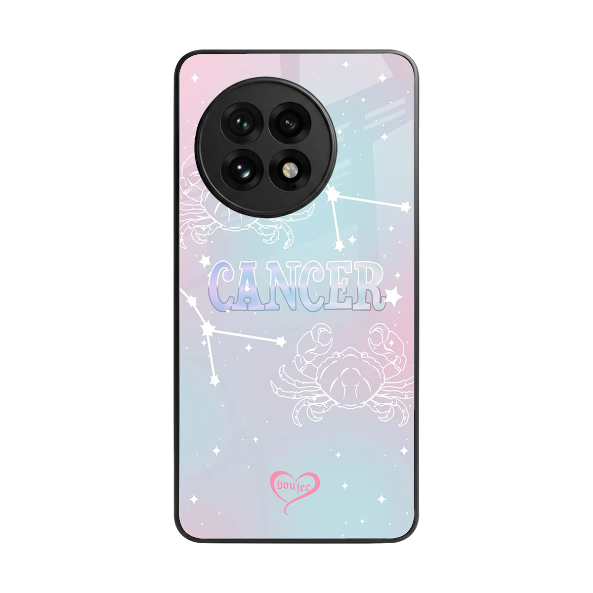 Cancer Aura back phone cover | glass case for oneplus 13r