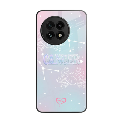 Cancer Aura back phone cover | glass case for oneplus 13r