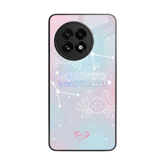 Cancer Aura back phone cover | glass case for oneplus 13r