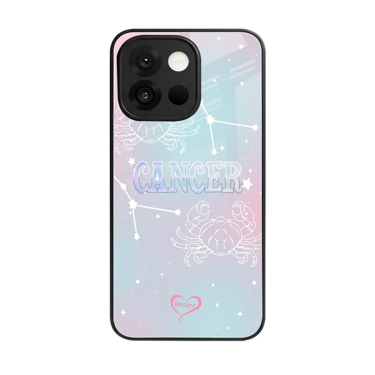 Cancer Aura back phone cover | glass case for oneplus 13s