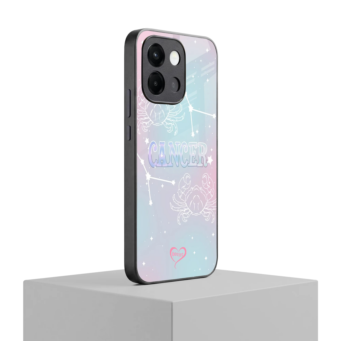 Cancer Aura oneplus 13s mobile cover | shockproof glass phone case