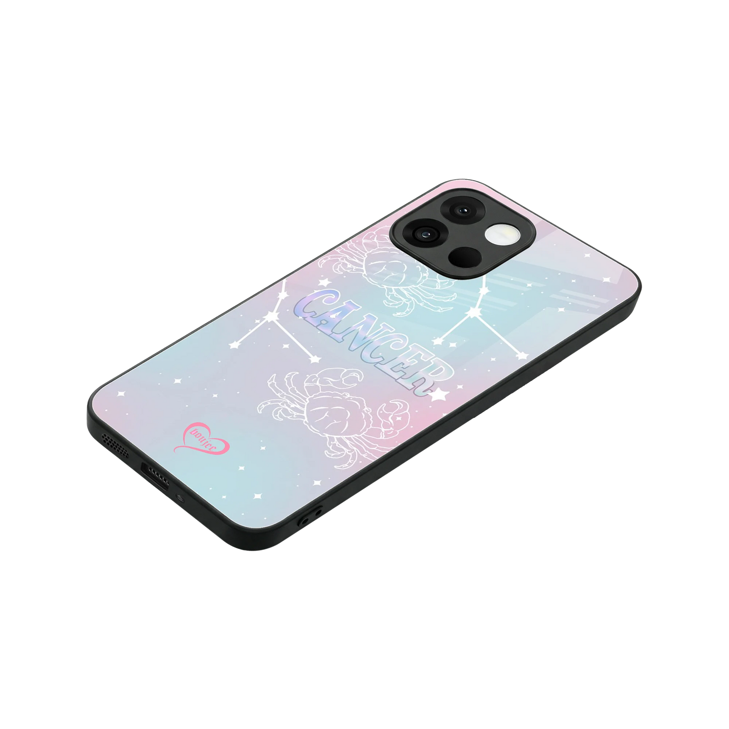 Cancer Aura stylish phone case for oneplus 13s | glossy glass and slim fit