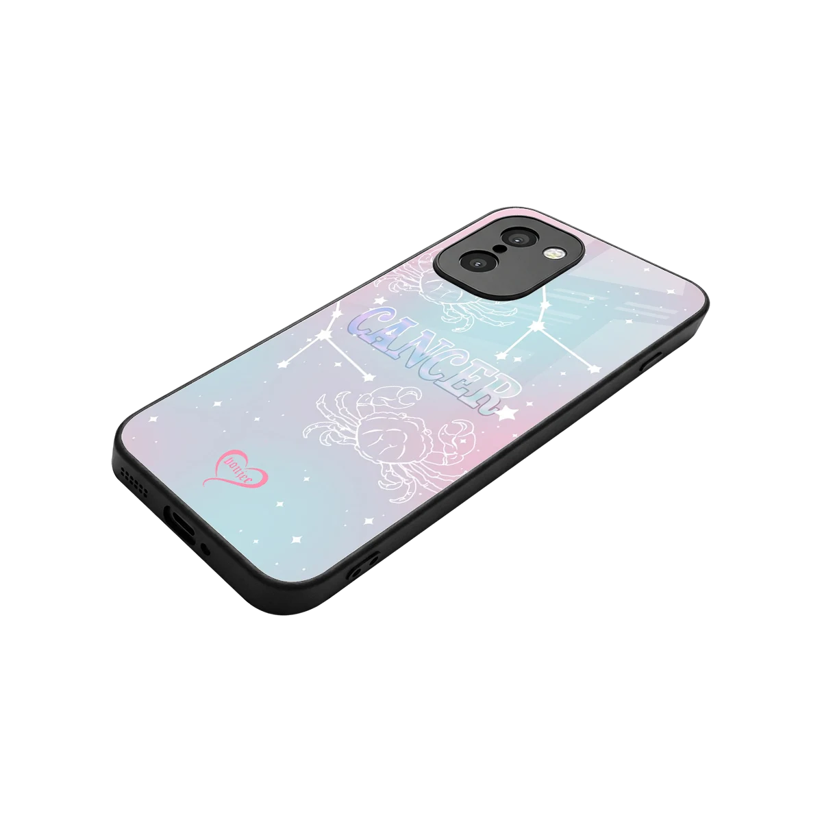 Cancer Aura stylish phone case for oneplus 15r | glossy glass and slim fit