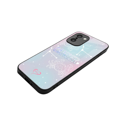 Cancer Aura stylish phone case for oneplus 15r | glossy glass and slim fit