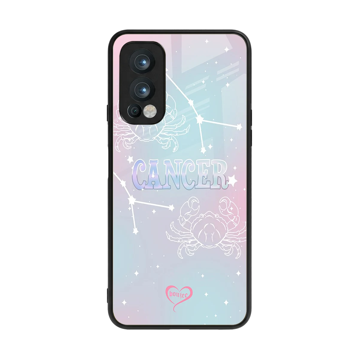 Cancer Aura back phone cover | glass case for oneplus nord 2