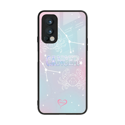 Cancer Aura back phone cover | glass case for oneplus nord 2