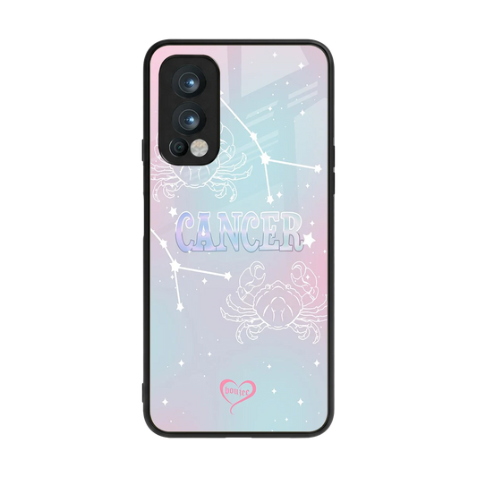 Cancer Aura back phone cover | glass case for oneplus nord 2