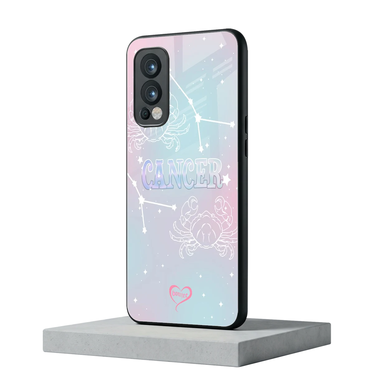 Cancer Aura oneplus nord 2 mobile cover | shockproof glass phone case