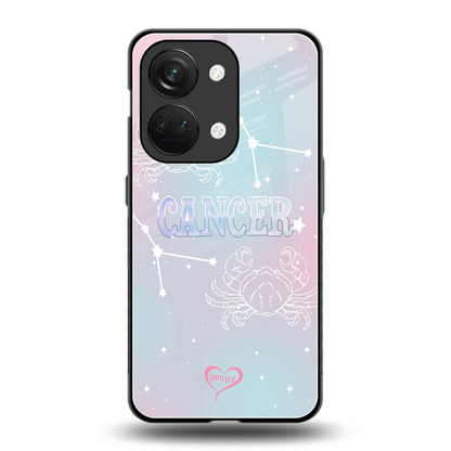 Cancer Aura back phone cover | glass case for oneplus nord 3
