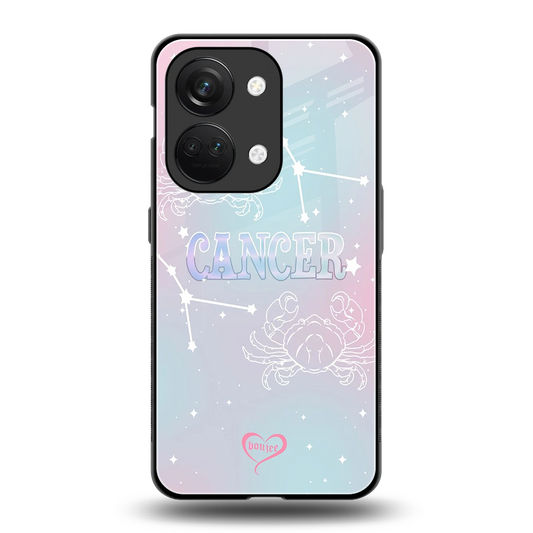 Cancer Aura back phone cover | glass case for oneplus nord 3