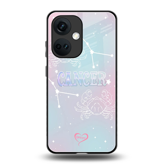 Cancer Aura back phone cover | glass case for oneplus nord ce 3